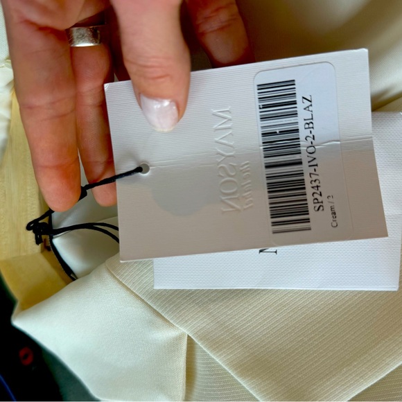 Cream jacket - MAYSON THE LABEL - size 2 - never worn - Picture 5 of 6